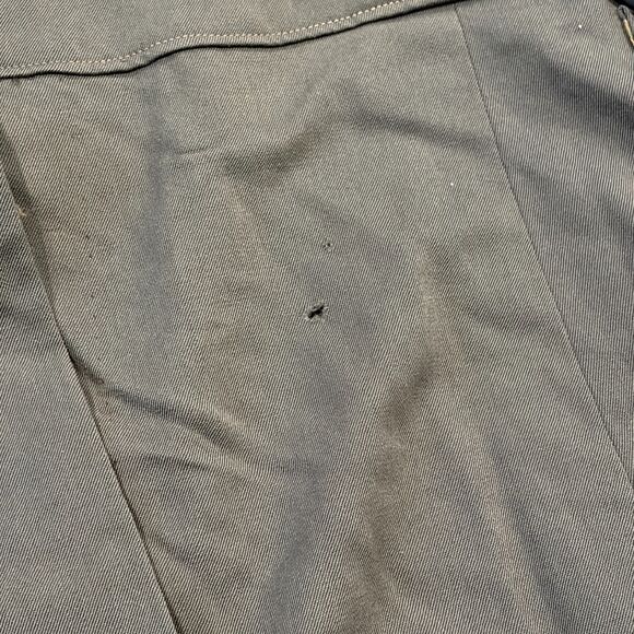 Vtg 70s Grey Uniform Jacket Navy Dress Abbot Military Tailors 39 Reg Buttons - Picture 10 of 10